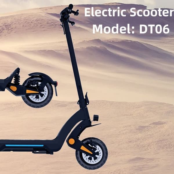 Drive Tron DT06 Elscooter för vuxna 1200W motor 60V 18.2Ah batteri 11" däck City Commuter Elscooter