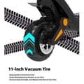 Miniatyrbild 10 av 11: Drive Tron DT06 Elscooter för vuxna 1200W motor 60V 18.2Ah batteri 11" däck City Commuter Elscooter