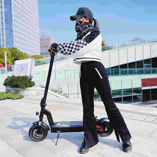 Drive Tron DT08 Elscooter 500W Motor 48V13AH Batteri 10-tums Hopfällbar Elscooter Terräng Vuxen Elscooter