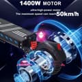 Miniatyrbild 10 av 11: Drive Tron DT10 1000W Power Motor 48V 15.6AH Batteri 10 Tums Hopfällbar Enkeldriven Elscooter Terräng Elscooter