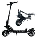 Miniatyrbild 1 av 11: Drive Tron DT10 1000W Power Motor 48V 15.6AH Batteri 10 Tums Hopfällbar Enkeldriven Elscooter Terräng Elscooter