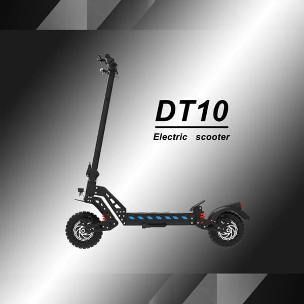 Drive Tron DT10 1000W Power Motor 48V 15.6AH Batteri 10 Tums Hopfällbar Elscooter Terräng Elscooter