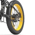 Miniatyrbild 5 av 8: BEZIOR X1500 Elcykel 1500W Stadsvägsmotor Elcykel 48V 12.8Ah Batteri 26 Tums Feta Däck Stads Elcykel
