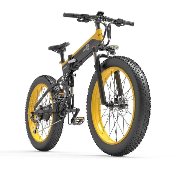 BEZIOR X1500 Elcykel 1500W Elcykel 48V 12.8Ah 26” Fat Däck Elcykel för stadspendling