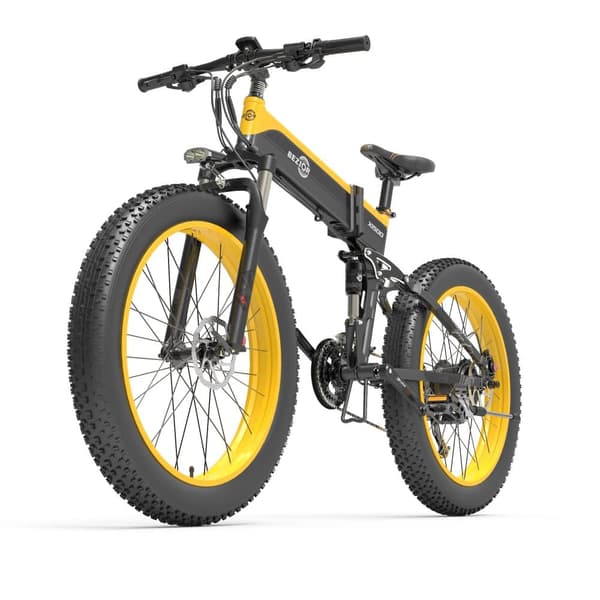 BEZIOR X1500 Elcykel 1500W Elcykel 48V 12.8Ah 26” Fat Däck Elcykel för stadspendling