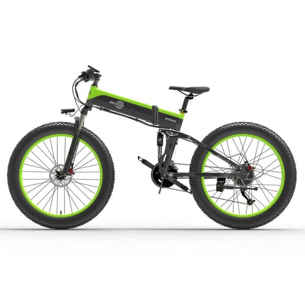 BEZIOR X1500 Elcykel 1500W Motor Elcykel 48V 12.8Ah 26” Fat Tires Elcykel Laddningstid 4-6H