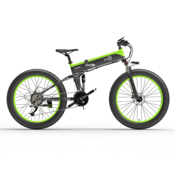 BEZIOR X1500 Elcykel 1500W Motor Elcykel 48V 12.8Ah 26” Fat Tires Elcykel Laddningstid 4-6H