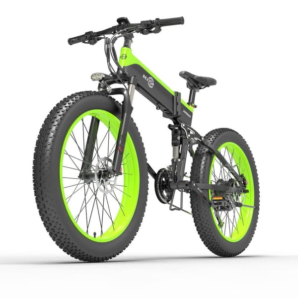 BEZIOR X1500 Elcykel 1500W Motor Elcykel 48V 12.8Ah 26” Fat Tires Elcykel Laddningstid 4-6H
