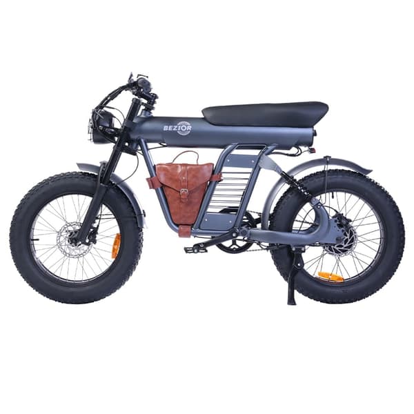 BEZIOR XF006 Elcykel 1200W Urban Elcykel 48V 23.2Ah Batteri 20*4.0-tums Fat Däck City Elcykel