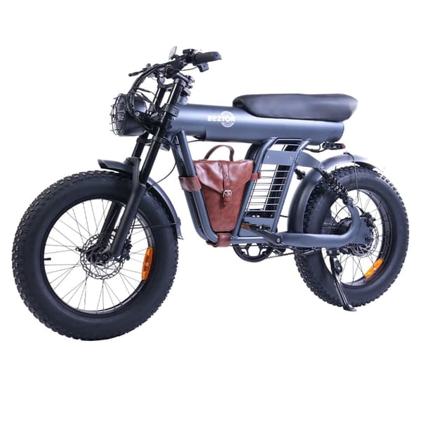 BEZIOR XF006 Elcykel 1200W Elcykel för stads- och landsvägscykling 48V 23.2Ah 20” feta däck Elcykel för stadspendling