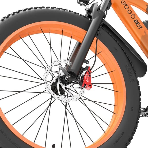 GOGOBEST GF600 PLUS Elcykel för vuxna 1000W Elcykel 48V20Ah 26” Elcykel med feta däck Maxhastighet 45 km/h