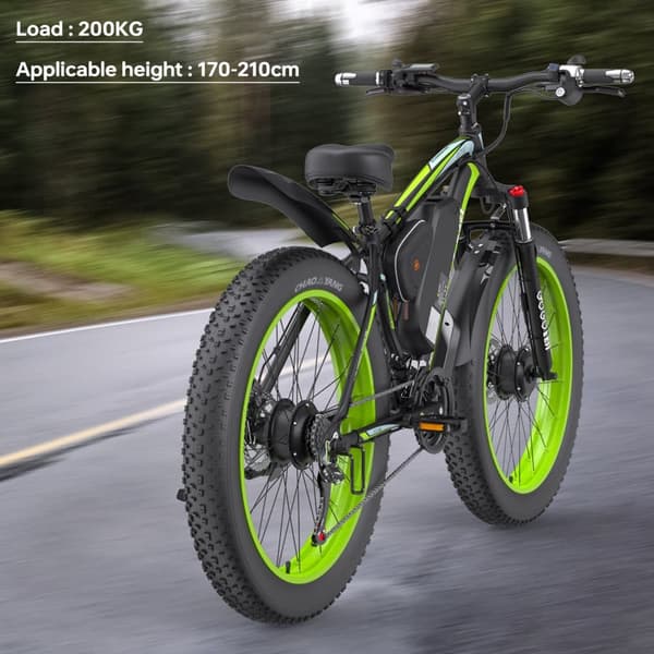 GOGOBEST GF700 Elcykel för vuxna 1000W Elcykel 48V18.2Ah 26” Elcykel med feta däckMaxhastighet 50 km