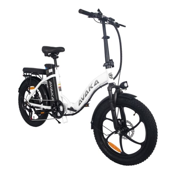 AVAKA-BZ20 PLUS Elcykel Litiumbatteri 500W Integrerade däck Elcykel 36V18.2AH Stads-elcykel