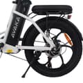 Miniatyrbild 9 av 11: AVAKA-BZ20 PLUS Elcykel Litiumbatteri 500W Integrerade däck Elcykel 36V18.2AH Stads-elcykel