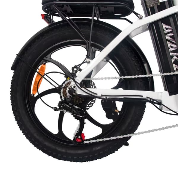 AVAKA-BZ20 PLUS Elcykel Litiumbatteri 500W Integrerade däck Elcykel 36V18.2AH Stads-elcykel