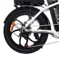 Miniatyrbild 11 av 11: AVAKA-BZ20 PLUS Elcykel Litiumbatteri 500W Integrerade däck Elcykel 36V18.2AH Stads-elcykel