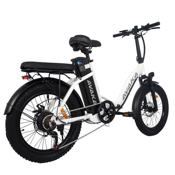 AVAKA-BZ20 PLUS Hopfällbar elcykel 500W Elcykel för kvinnor och män 18,2 Ah Elcykel för vuxna i staden