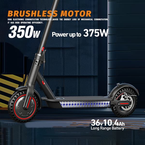 FREEBOY J-03 Elscooter för vuxna 350W elscooter 36V10.4AH elskateboard 8.5” däck hopfällbar elscooter