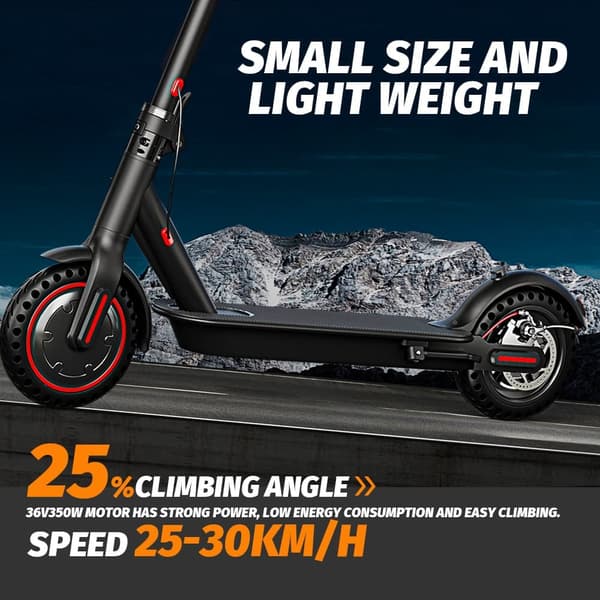 FREEBOY J-03 Elscooter för vuxna 350W elscooter 36V10.4AH elskateboard 8.5” däck hopfällbar elscooter