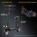 Miniatyrbild 7 av 11: FREEBOY J11MAX Elscooter för vuxna 1200W 48V 18AH Skateboard 11" 0off-vägdäck Hopfällbar elscooter