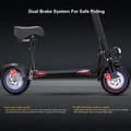Miniatyrbild 10 av 11: FREEBOY J11MAX Elscooter 1200W Vuxen Elscooter 48V18AH Hopfällbar Elscooter 11" 0off-vägdäck Elskateboard