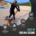 Miniatyrbild 11 av 11: VREOM Z36 Elscooter för vuxna 2800W Elscooter 60V28AH 11" Feta däck Mountainbike Terräng Dubbelmotor Elscooter