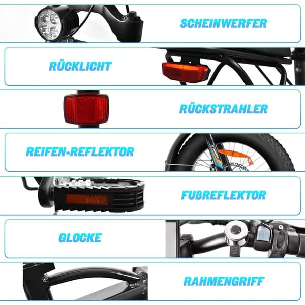 KAISDA K2P PRO Elcykel för Vuxen 250W Motor Hopfällbar Elcykel 48V15Ah Batteri 20-tums Däck Mountainbike