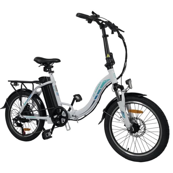 KAISDA K7 Elcykel för kvinnor, vuxna, 250W motor, 36V, 12,5Ah, 20” stadsdäck, elcykel