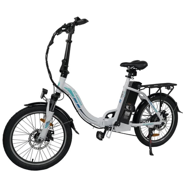 KAISDA K7 Elcykel för kvinnor, vuxna, 250W motor, 36V, 12,5Ah, 20” stadsdäck, elcykel