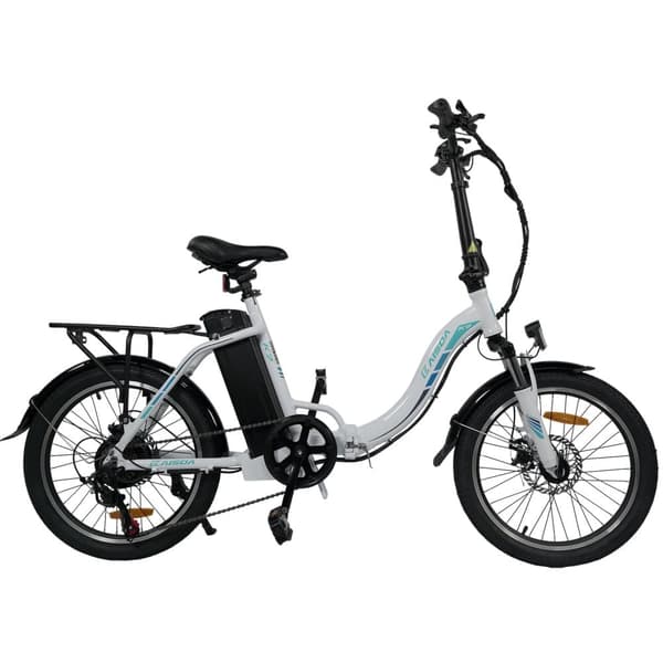 KAISDA K7 Elcykel för kvinnor, vuxna, 250W motor, 36V, 12,5Ah, 20” stadsdäck, elcykel