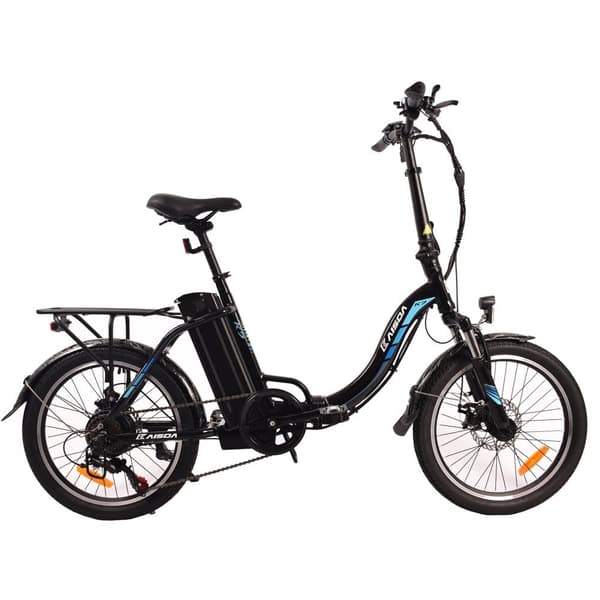 KAISDA K7 Elcykel för kvinnor, vuxna, 250W, herr, elcykel, 36V, 12,5Ah, 20” stadsdäck, hopfällbar elcykel för kvinnor