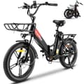 Miniatyrbild 4 av 11: KAISDA K201 Elcykel för vuxna 250W motor Elcykel 36V10.4Ah 20” däck Mountainbike Snow Elcykel