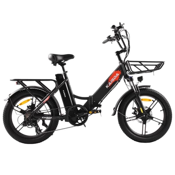 KAISDA K201 Elcykel för vuxna kvinnor 250W elcykel 36V10.4Ah 20” däck mountainbike snö elcykel