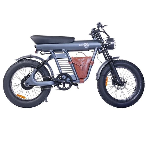 BEZIOR XF006 Elcykel 1200W Motor Elcykel 48V 23.2Ah Batteri 20*4.0-tums Feta Däck Stadsväg Elcykel