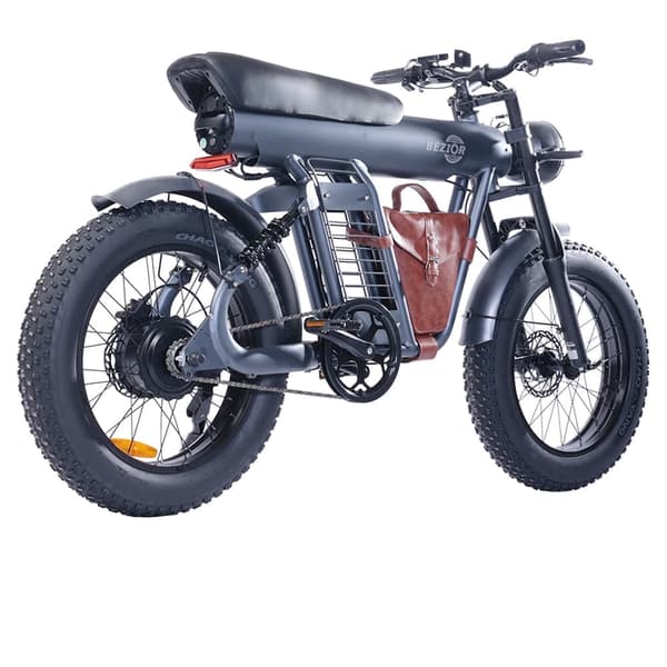 BEZIOR XF006 Elcykel 1200W Motor Elcykel 48V 23.2Ah Batteri 20*4.0-tums Feta Däck Stadsväg Elcykel