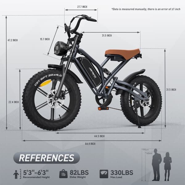 JANSNO X50 Elcykel 750W Herr Stadspendling 48V14AH Batteri 20-tums Däck Vuxen Mountainbike