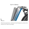 Pikkukuva 8 / 10: JOBOBIKE Romer Pro sähköpyörä, paksut renkaat, taitettava runko, 250 W, 48 V, 15 Ah akku, kaupunkisähköpyörä, 20 tuuman sähköpyörä