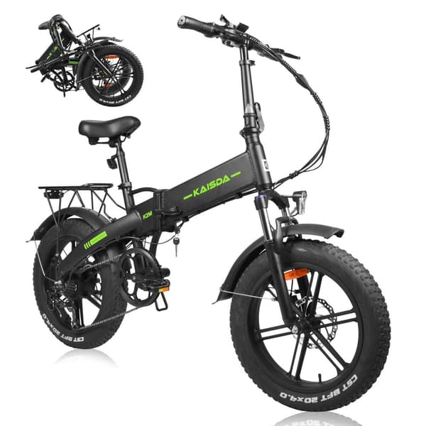 KAISDA K20M Elcykel för vuxna 500W Elcykel 48V13Ah Batteri 20-tums Feta däck Stadspendling Elcykel