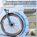 Miniatyrbild 5 av 11: KAISDA K601 Elcykel för vuxna 250W Stadspendlare Elcykel 36V 16Ah Batteri 26-tums Däck Elcykel