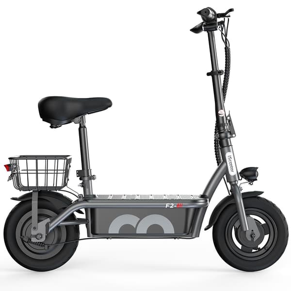 iScooter F2 Elscooter för vuxna Urban 500W Elscooter 10” Luftfyllda däck 36V 7.8AH Motor Elscooter