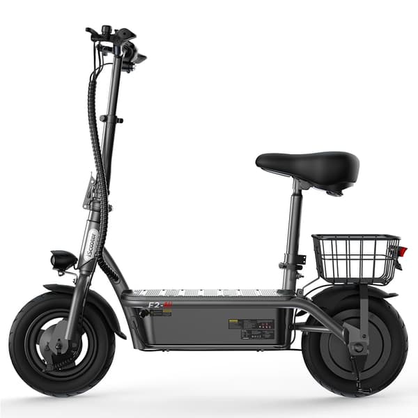 iScooter F2 Elscooter för vuxna Urban 500W Elscooter 10” Luftfyllda däck 36V 7.8AH Motor Elscooter