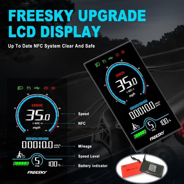 Freesky M520 sähköpyörä kaupunkiin 1200 W moottori 48 V 41 Ah akku 26 * 4 tuuman paksurenkainen sähköpyörä aikuisille