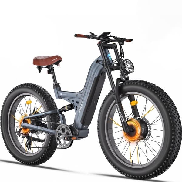 Freesky M530 Elcykel 2000W 48V30AH 26-tums Elcykel med feta däck för vuxna, terränggående stads-elcykel