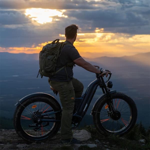 Freesky M530 Elcykel 2000W 48V30AH 26” Stadspendling Landsvägsdäck Däck Elcykel för vuxna Stadscykel