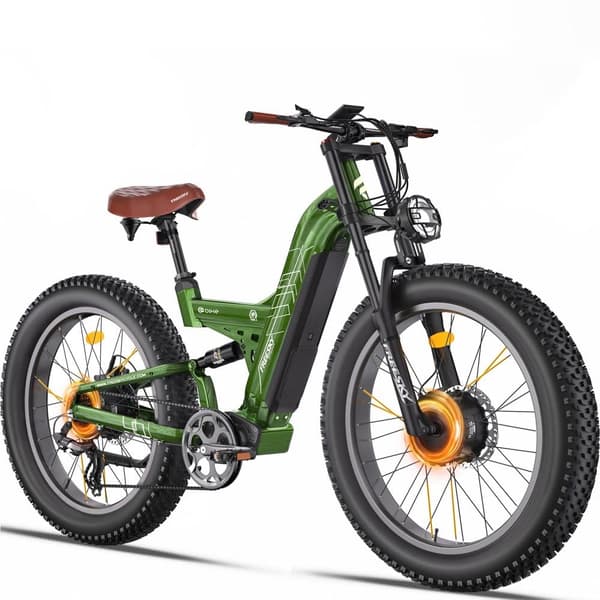 Freesky M530 Elcykel 2000W 48V30AH 26” Stadspendling Landsvägsdäck Däck Elcykel för vuxna Stadscykel