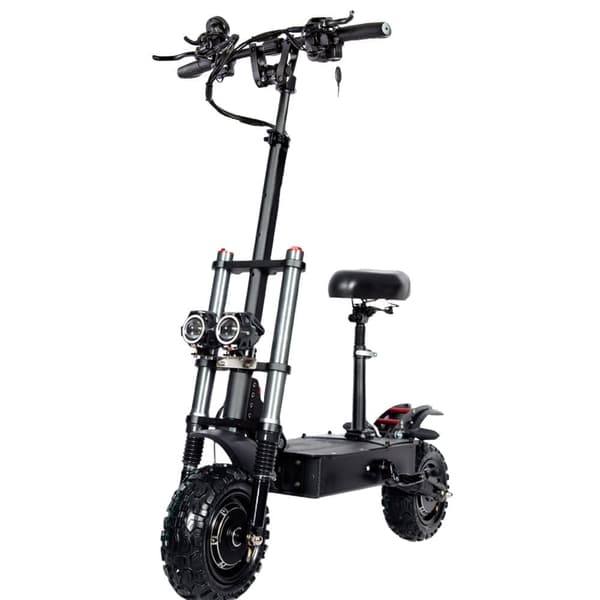 KX KX-14 Elscooter för vuxna med dubbla motorer 2800*2W elscooter 60V40Ah 11” däck elscooter för pendling