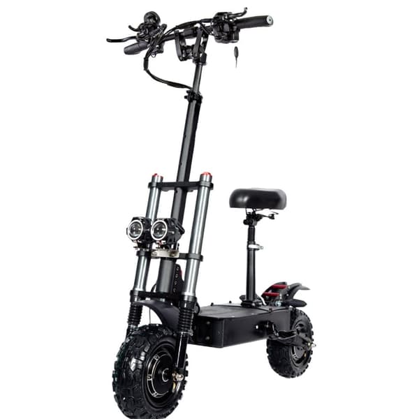 KX KX-14 Elscooter för vuxna med dubbla motorer 2800*2W elscooter 60V40Ah batteri 11 tums däck för vägbruk elscooter