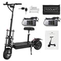 Miniatyrbild 2 av 11: KX KX-14 Elscooter för vuxna med dubbla motorer 2800*2W elscooter 60V40Ah batteri 11 tums däck för vägbruk elscooter