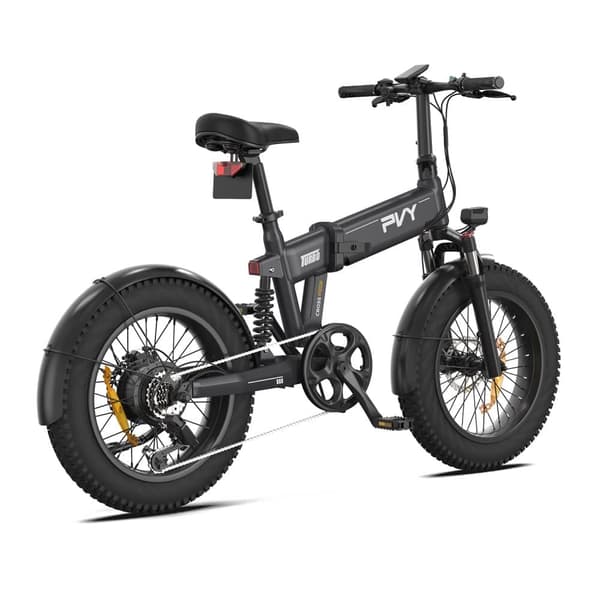 PVY TURBO Elcykel för vuxna 250W Elcykel 48V13Ah Elcykel 20” Fat Road Däck Stads-Elcykel