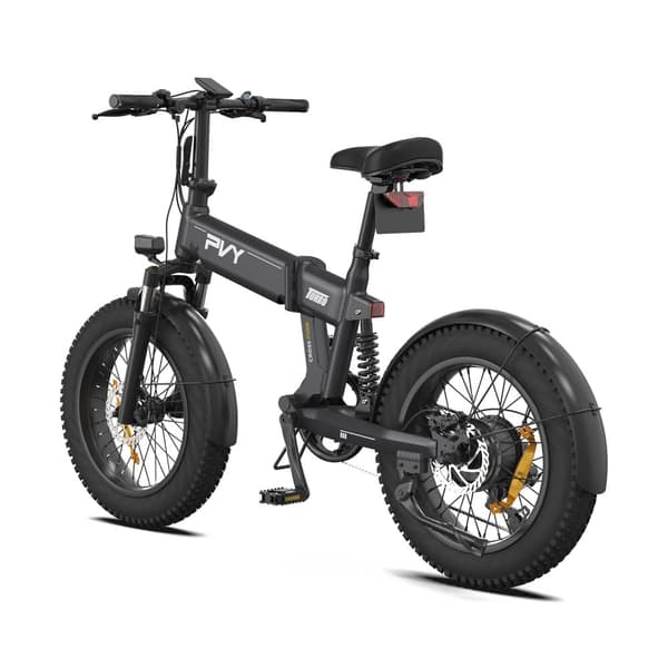PVY TURBO Elcykel för vuxna 250W Elcykel 48V13Ah Elcykel 20” Fat Road Däck Stads-Elcykel